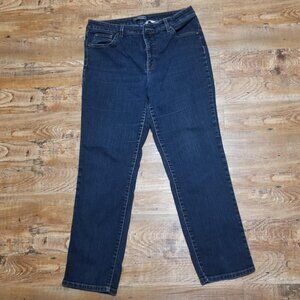 Bandolino Jean Dark Wash 14 Boot Western Denim